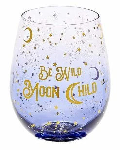Best reviews of 🤩 Be Wild Moon Child Stemless Glass - 22 oz. 🎁