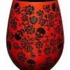 Top 10 ✨ Skulls and Roses Stemless Glass - 22 oz. 👏