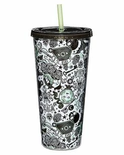 Coupon 😉 The Haunted Mansion Cup With Straw - Disney ✨ -Corona-shop 01534650 b