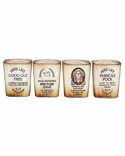 Hot Sale 🎁 The Haunted Mansion Mini Glass Set - 4 Pack 👍