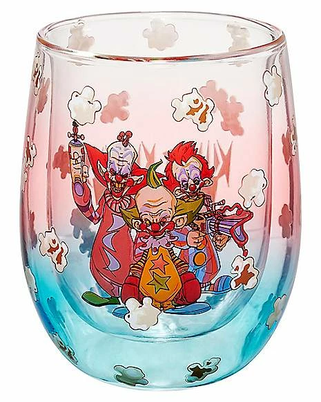 Coupon 🤩 Popcorn Killer Klowns From Outer Space Stemless Wine Glass - 13 oz. 🎉 2 Coupon 🤩 Popcorn Killer Klowns From Outer Space Stemless Wine Glass - 13 oz. 🎉 - Image 2
