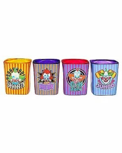 Best Pirce ✔️ Killer Klowns from Outer Space Mini Glass Set 2 oz. - 4 Pack 🤩