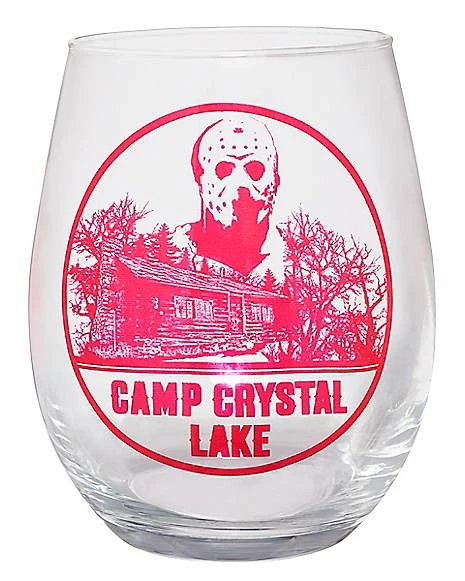 Best Sale ๐ Camp Crystal Lake Stemless Glass - Friday the 13th ๐ฅ 1 Best Sale ๐ Camp Crystal Lake Stemless Glass - Friday the 13th ๐ฅ