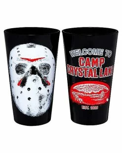 Wholesale 😉 Jason Voorhees Pint Glasses 2 Pack - Friday the 13th ❤️