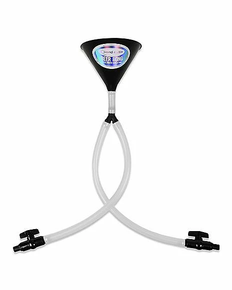 Cheapest ๐งจ Double Header Beer Bong - 24 Inch Black & White ๐ 2 Cheapest ๐งจ Double Header Beer Bong - 24 Inch Black & White ๐ - Image 2