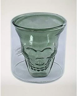 New ⌛ Clear Skull Shot Glass 🥰