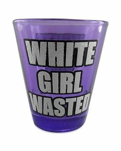 Best deal 🛒 White Girl Wasted Shot Glass 3 oz 🔥