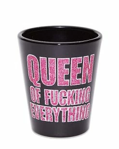 Best deal 😍 Queen of Fucking Everything Shot Glass - 2 oz 🛒