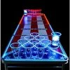 New 🛒 Glowing Americana Beer Pong Table - 8 Ft 🤩