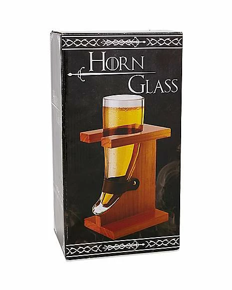 Best Sale ✨ Viking Horn Glass and Stand - 16 oz. ⭐ 3 Best Sale ✨ Viking Horn Glass and Stand - 16 oz. ⭐ - Image 3