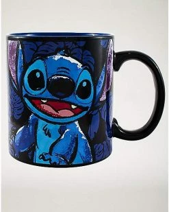 Cheapest ✨ Stitch Floral Coffee Mug 20 oz. - Disney 🧨