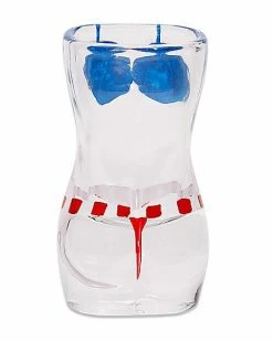 Brand new 🧨 Red White and Blue 👙 Bikini Female Body Shot Glass - 2 oz. 😉 -Corona-shop 03163185 c