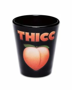 Buy 👏 Thicc Peach Shot Glass - 2 oz. 🌟