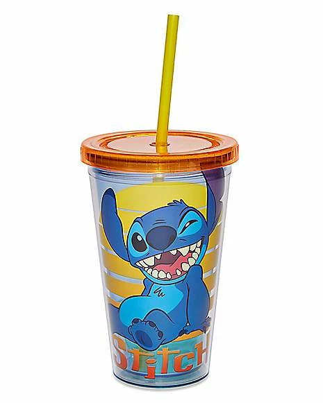 New ๐ Sunset Stitch Cup With Straw 16 oz. - Disney ๐งจ 1 New ๐ Sunset Stitch Cup With Straw 16 oz. - Disney ๐งจ