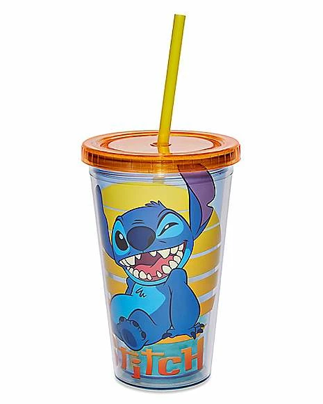 New ๐ Sunset Stitch Cup With Straw 16 oz. - Disney ๐งจ 2 New ๐ Sunset Stitch Cup With Straw 16 oz. - Disney ๐งจ - Image 2