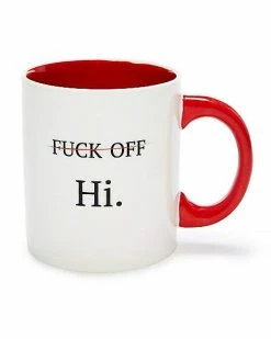 Hot Sale 🎁 Fuck Off Hi Coffee Mug - 20 oz. 😉