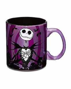 New 😍 Pumpkin King Electroplated Coffee Mug 20 oz. - The Nightmare Before 🎄 Christmas ❤️
