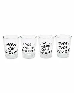 Deals 👍 Friends Shot Glasses 4 Pack - 1.5 oz. 👍