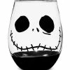 New ⭐ Jack Skellington Stemless Glass 20 oz. - The Nightmare Before 🎅 Christmas 😀