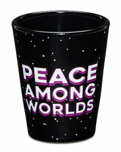 Outlet ❤️ Peace Among Worlds Rick and Morty Shot Glass 2 oz. ⭐ -Corona-shop 03531241 c