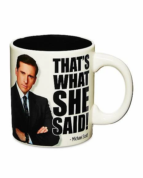 Coupon 👍 That's What She Said Coffee Mug 20 oz. - The Office 💯 1 Coupon 👍 That's What She Said Coffee Mug 20 oz. - The Office 💯
