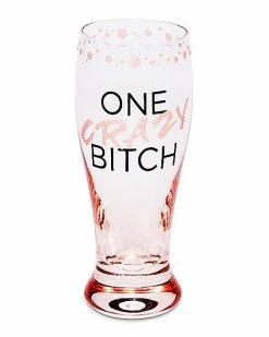 New ❤️ One Crazy Bitch Pilsner Shot Glass - 2 oz. 💯