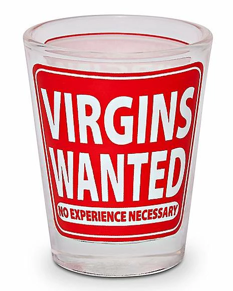 Brand new ๐ฏ Virgins Wanted Shot Glass - 2 oz. ๐ฅ 1 Brand new ๐ฏ Virgins Wanted Shot Glass - 2 oz. ๐ฅ