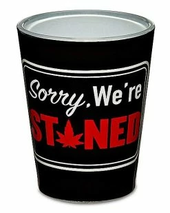 Brand new 😉 Sorry We're Stoned Shot Glass - 2 oz. 🌟