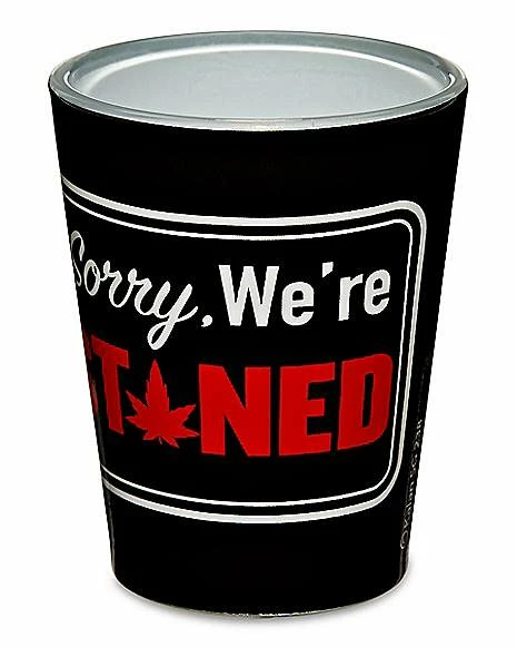 Brand new ๐ Sorry We're Stoned Shot Glass - 2 oz. ๐ 3 Brand new ๐ Sorry We're Stoned Shot Glass - 2 oz. ๐ - Image 3