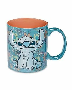 Best Sale 😍 Floral Stitch Coffee Mug 20 oz. - Disney 🥰
