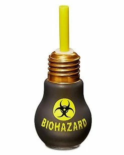 Wholesale 💯 Light Bulb Biohazard Shot Glass - 1.5 oz. 🎉