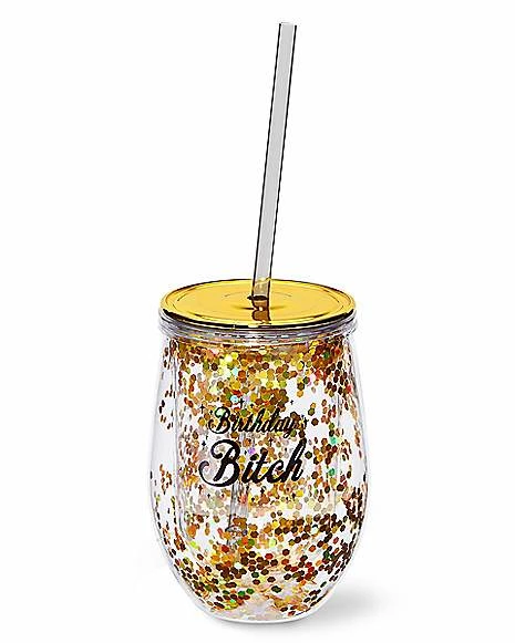 Best deal π Birthday Bitch Glitter Cup with Straw βοΈ 1 Best deal π Birthday Bitch Glitter Cup with Straw βοΈ