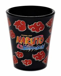 Cheapest 🧨 Akatsuki Naruto Shippuden Shot Glass - 2 oz. 😍