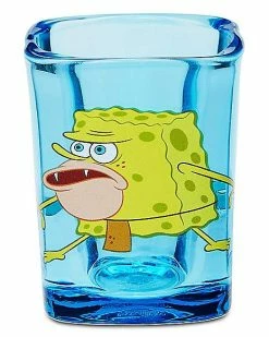 Flash Sale 😀 Caveman SpongeBob SquarePants Shot Glass - 1.5 oz. ⭐