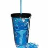 Hot Sale ❤️ Aloha Stitch Cold Cup with Straw and Cubes 16 oz. - Disney 😍