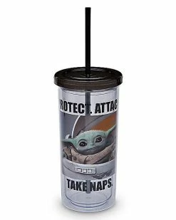 Cheapest 🎁 The Child Grogu Cup With Straw 20 oz. - The Mandalorian 🔥