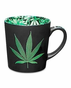Best Pirce ✔️ Leaf Print Coffee Mug - 17 oz. ❤️