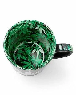 Best Pirce ✔️ Leaf Print Coffee Mug - 17 oz. ❤️ -Corona-shop 03630670 c