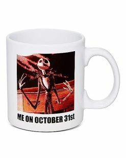 Best Sale ⌛ Jack Skellington Meme Coffee Mug 20 oz. - The Nightmare Before 🎄 Christmas ✔️