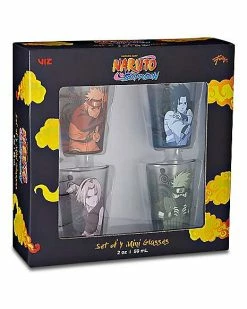 Discount 🌟 Team 7 Shot Glasses 4 Pack - Naruto Shippuden 🛒 -Corona-shop 03665635 j