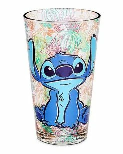 Wholesale ⭐ Floral Stitch Pint Glass 16 oz. – Lilo & Stitch 😀