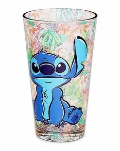 Wholesale ⭐ Floral Stitch Pint Glass 16 oz. – Lilo & Stitch 😀 -Corona-shop 03667474 c