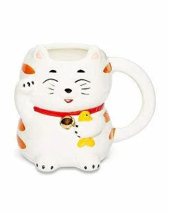 Promo 🎁 Lucky Cat Coffee Mug – 20 oz. 🧨