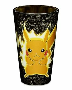 Outlet ⌛ Pikachu Pint Glass 16 oz. – Pokemon 👏