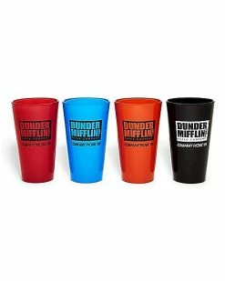 Discount ✨ Company Picnic The Office Pint Glasses 4 Pack – 16 oz. 😍