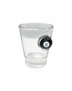 Deals 🔥 Eight Ball Clear Shot Glass - 1.5 oz. 🔔
