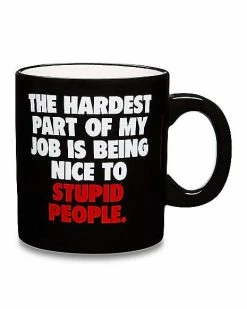 Deals 😍 Stupid People Coffee Mug - 20 oz. 😉