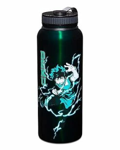 Flash Sale ❤️ Deku Water Bottle 40 oz. - My Hero Academia 🛒