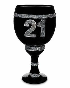 Cheap 💯 21st 🥳 Birthday Chalice Goblet - 40 oz. 💯