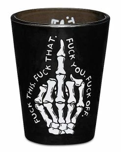 Brand new 🎁 Skeleton Finger Shot Glass - 2 oz. ✔️